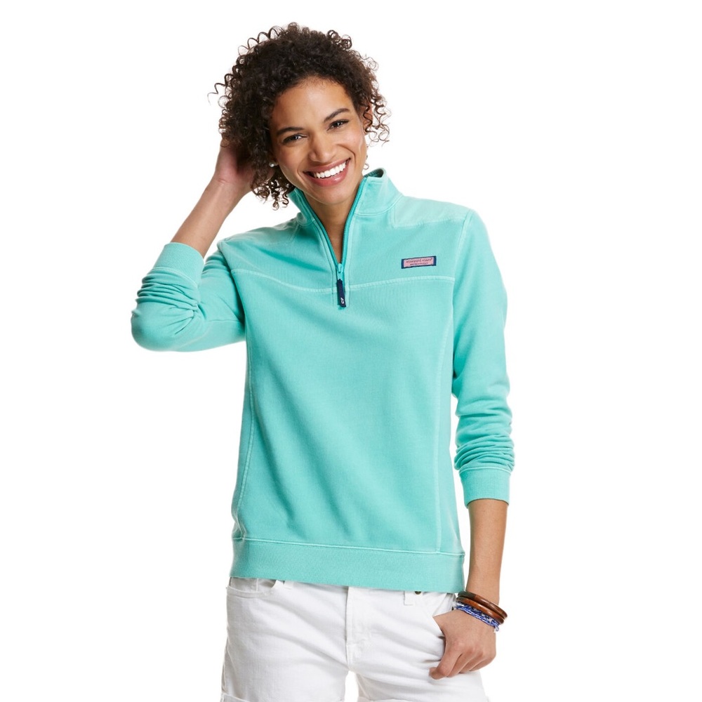 Vineyard Vines Aqua Overdyed Shep Shirt
